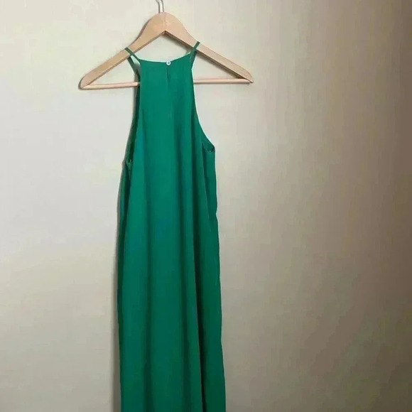 Everly High Neck Maxi Dress Green Size XS - Picture 6 of 9